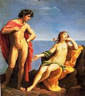 Guido Reni Canvas Paintings - Bacchus And Ariadne